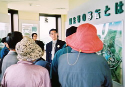 サンサンタワー展望台にて
