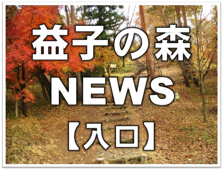 益子の森ニュースの入口